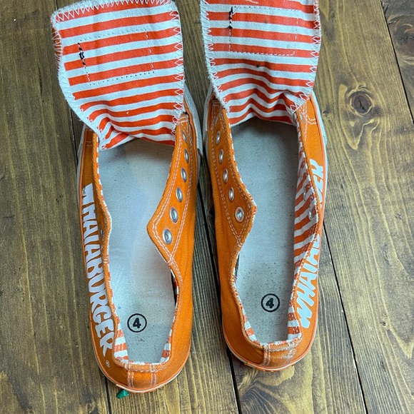 Whataburger orange sneakers kids big kid size 4 - Picture 8 of 9